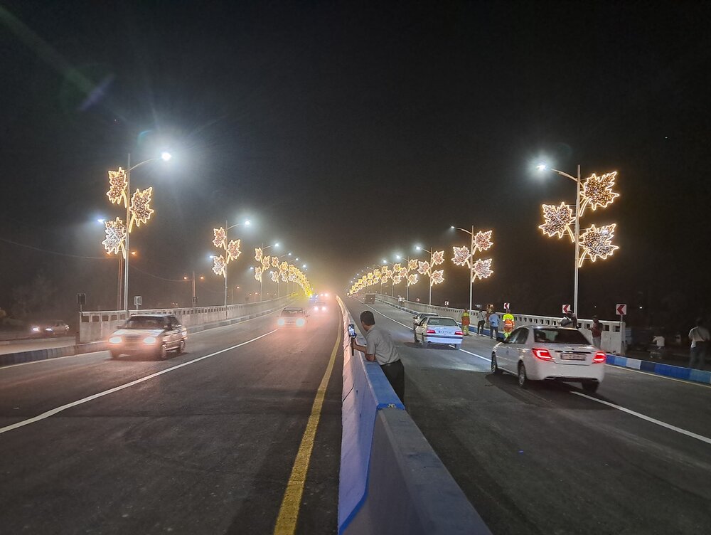 پروژه فرامنطقهای پل روگذر شهدای قراملک به بهرهبرداری رسید